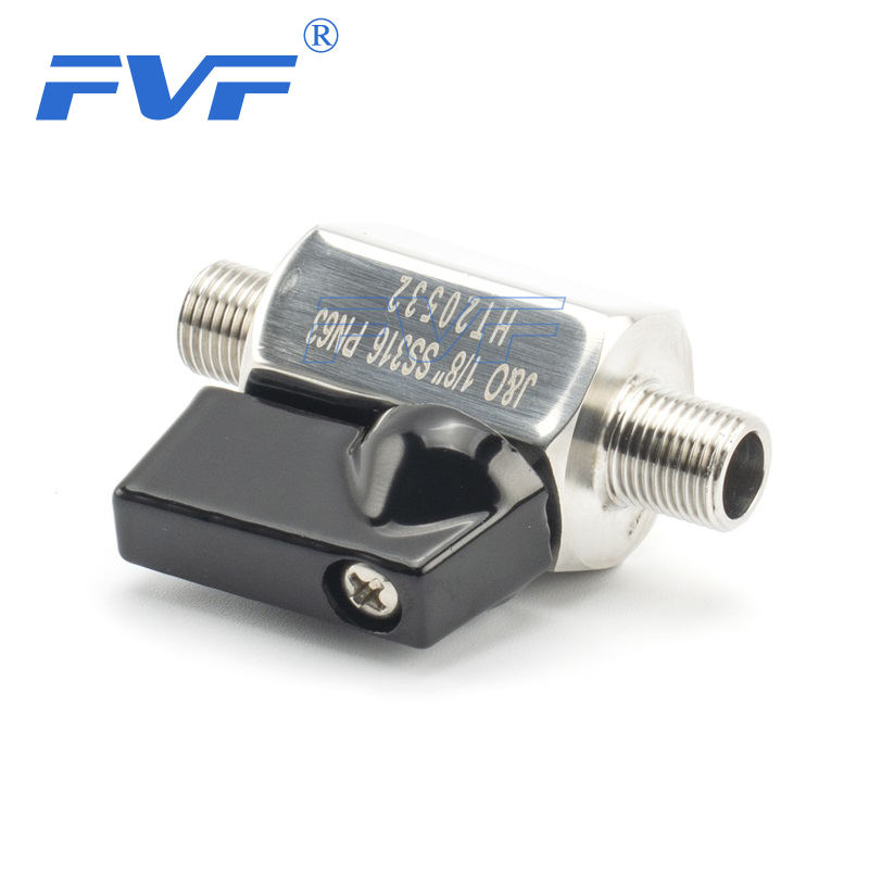 NPT Thread Male Male Stainless Steel Mini Ball Valve - FVF INDUSTRY CO ...