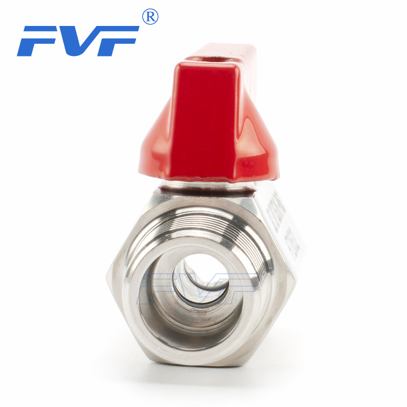 SS316 PN63 NPT BSPT Thread Male Female Mini Ball Valve FVF INDUSTRY