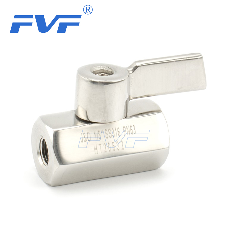 Stainless Steel NPT BSPT Thread Female Female Mini Ball Valve - FVF ...