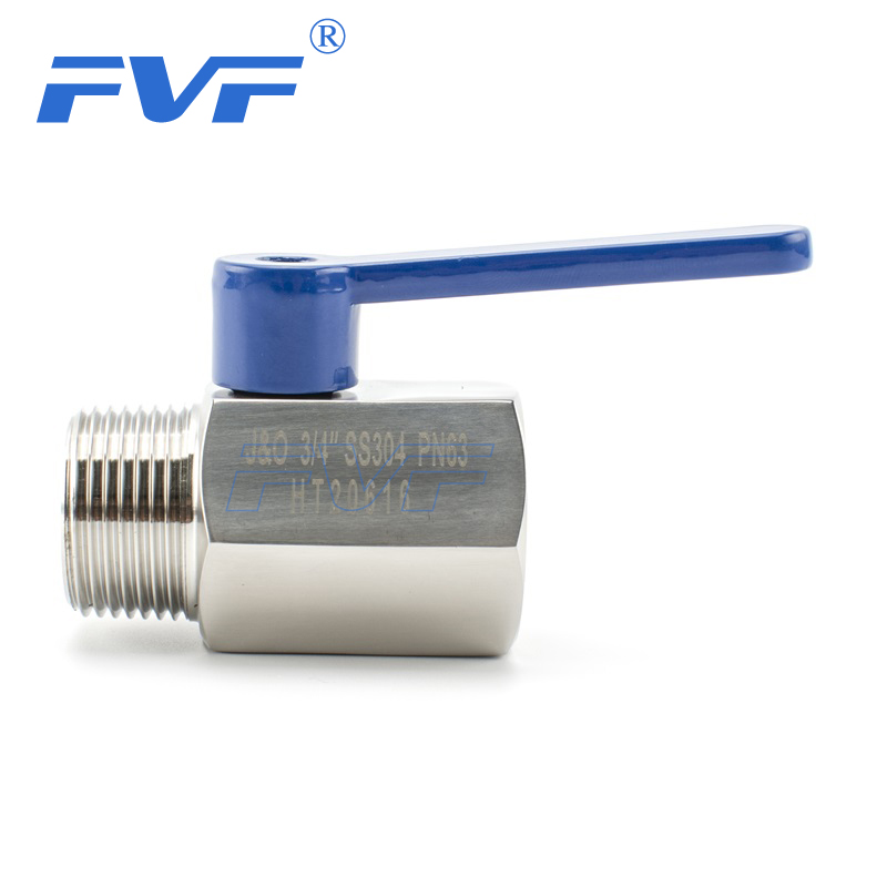 Stainless Steel NPT Thread Male Female Mini Ball Valve With Extended ...
