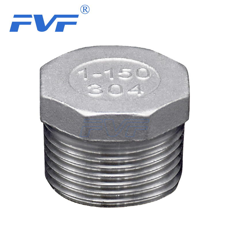 150LBS Stainless Steel NPT Thread Male Hex Plug J&O Fluid Control Co