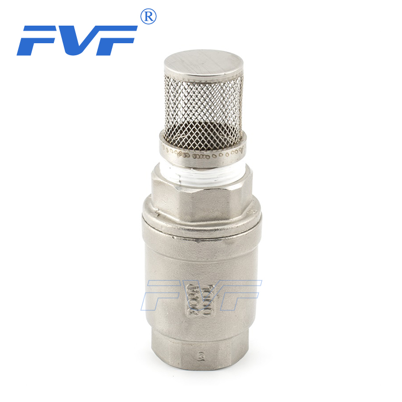 Stainless Steel Threaded Vertical Check valve With Filter Screen FVF